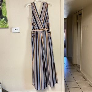 Monteau stripe jumpsuit